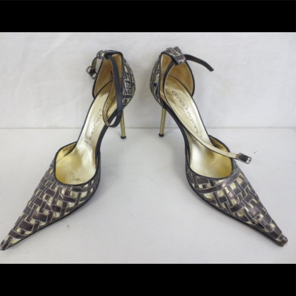 Dino Bigioni Donna size 37.5 strap heels